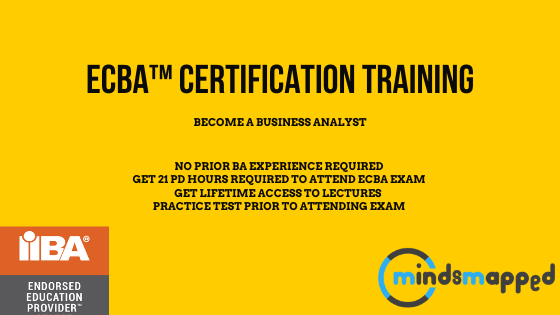 ECBA™ Training | Entry Certificate In Business Analysis™ | MindsMapped